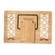 thumbnail image 2 of Soporte de libro de bambú plegable ajustable 4 ángulos diseño hueco retro, 2 of 8