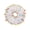 🍒 Multicolor_Base#7396, variant on Easter Rattan Wreath Decoration 15.75in Round • Multicolor Plastic Tapestry Design • Spring Door or Wall Hanging Garland Home Holiday Decor