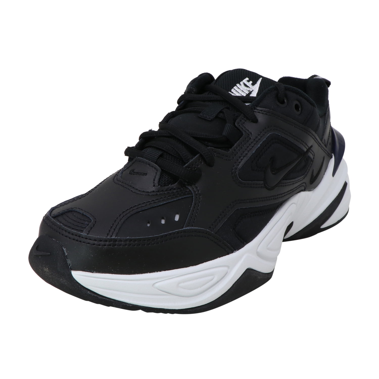 Nike Men's M2K Black / Off White Obsidian Ankle-High Leather Cross-Country - 8M - Walmart.com