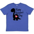 thumbnail image 3 of Inktastic Happy Valentines Day with Dinosaur Silhouette and Heart Youth T-Shirt, 3 of 5