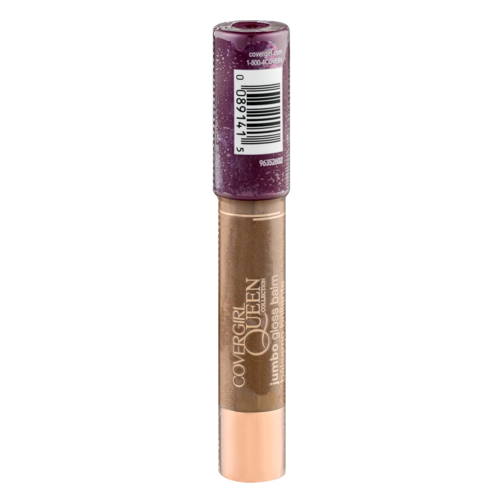 CoverGirl Queen Collection Jumbo Gloss Balm, Sugar Plum [Q849] 0.13 oz (Pack of 4)