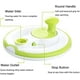 thumbnail image 3 of Secador de lechuga y lavadora de vegetales manual sin BPA para ensalada grande con diseño de secado rápido, drenaje de lechuga y vegetales con facilidad, incluido Clear P, 3 of 5