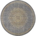 thumbnail image 2 of 108" X 108" Slate Grey Wool Rug, 2 of 2