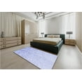 thumbnail image 4 of Ahgly Company Indoor Round Patterned Lavender Blue Area Rugs, 6' Round, 4 of 6