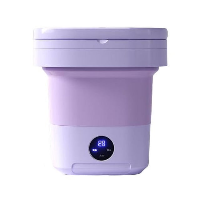 Fiudx Mini Lavadora, Diseño Compacto y Plegable, Lavadora Portátil, Ideal para Viajes, Dormitorios y Apartamentos, Ligera, 36 W de Potencia, 3,8 L de Capacidad, Incluye Cable de Alimentación.