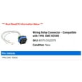 thumbnail image 2 of Wiring Relay Connector - Compatible with 1996 GMC K3500, 2 of 2