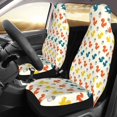 thumbnail image 2 of Sikiie Colorful Squirrel Car Seat Protector 2 Pack Car Seat Cushion Mat, Car Seat Covers for SUV, Truck, Van, 2 of 7