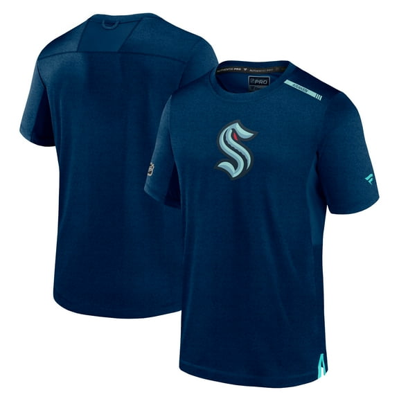Men's Fanatics Deep Sea Blue Seattle Kraken Authentic Pro Performance T-Shirt
