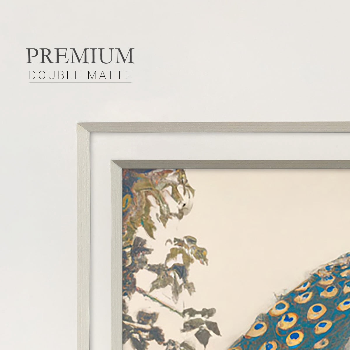 Golden Peacock IIIPremium Framed Print