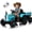 Blue, variant on HappyToysWorld24V Kids Ride on Tractor with Trailer, 400W Powerful Motor, 3 Speeds, Parent Remote Control, LED Lights & Bluetooth Music, Power Display, Safety Belt, Electric Toy Car for Ages 3+