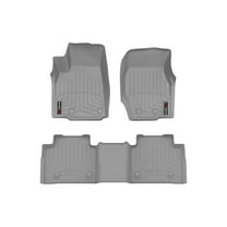 WeatherTech Custom Fit FloorLiners compatible with 2022-2025 Jeep Grand Cherokee 4xe - 1st & 2nd Row, Grey