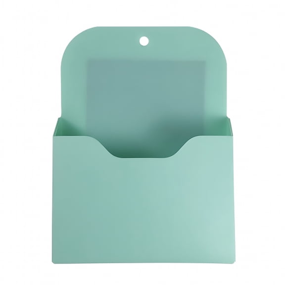 LAMIRO Magnetic File Holder, Wall Hanging Desk Organizer & Storage Box, PP Metal Pocket for Office