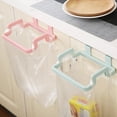 thumbnail image 4 of Yesbay Kitchen Cabinet Door Back Garbage Trash Bag Towel Hanging Holder Rack Organizer,Green, 4 of 8