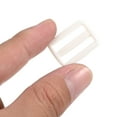 thumbnail image 4 of Unique Bargains White Tri-Glide Slide Buckles Webbing Strap Fastener (100 Pack), 4 of 5