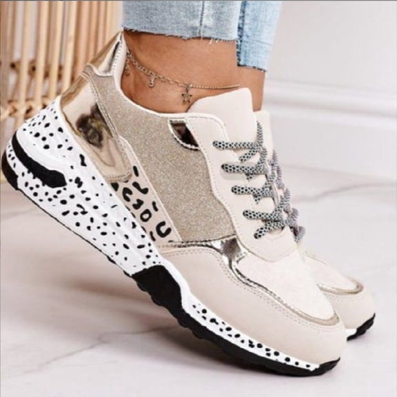 Women's Wedge Sneakers Fashion Cliff Platform Retro Casual Shoes