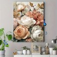 thumbnail image 4 of Qisvanset Toile Murale Botanique Vintage à Roses 15,75 X 11,81 Pouces, 4 of 8
