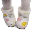 thumbnail image 1 of ER 2 pares aleatorios, adecuados para niños de 12 a 18 meses, botas de algodón, zapatos de algodón de Cachemira, zapatos gruesos y cálidos para bebés, zapatos antideslizantes Rojo Verde, 1 of 5