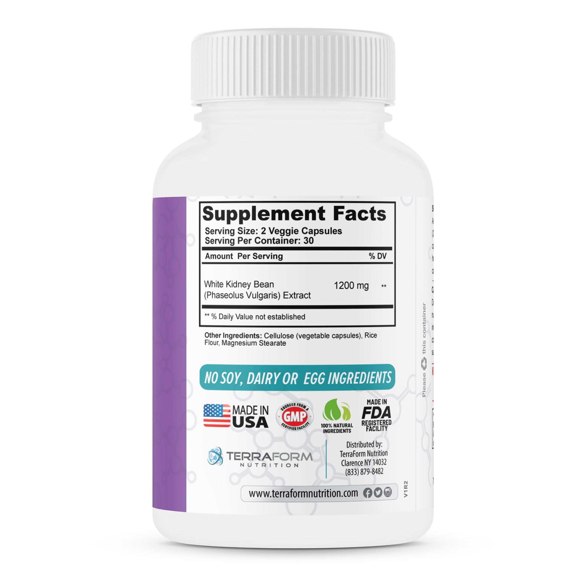 Keto Ready - Max Strength Keto Carb Blocker 1200mg – Burn Fat & Block Carb Absorption – Minimize Cheat Meals & Maintain Ketosis – for Men & Women - Made in USA – 2 Pack