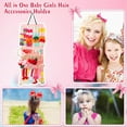 thumbnail image 3 of hirigin Hair Clips Storage Hanging Bag, Multifunctional Hair Bow Scrunchies Headband Holder Organizer for Kids Girls, 3 of 7