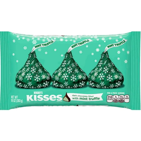 Hershey's Holiday Mint Truffle Kisses - 10oz