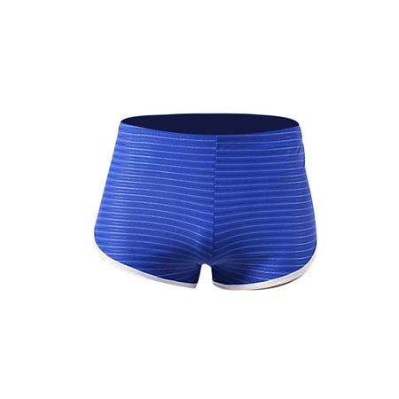 

Dadaria Underwear Men Men Underwear Low Waist Fashion Color Stripes Comfortable Erotic Panties Blue XXL Men