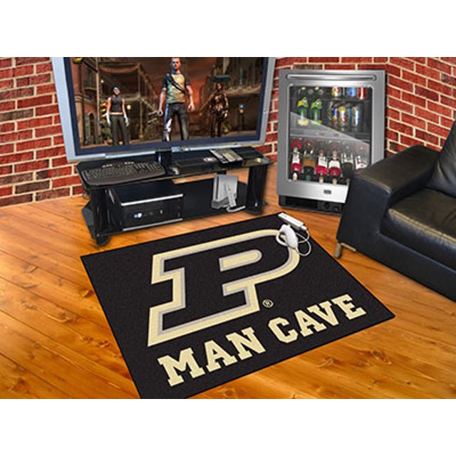 Purdue 'P' Man Cave All-Star Mat 33.75"x42.5"