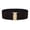 Coffee, variant on ZTTD Women Elastic Waist Belt Metal Buckle Waistband Solid Color Wide Belt Female Apparel Accessories A