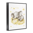thumbnail image 2 of Stupell Industries Eclectic Sleeping Elephant on Yellow Cloud Black Framed Giclee Art, 11 x 14, by LSR Design Studio, 2 of 8