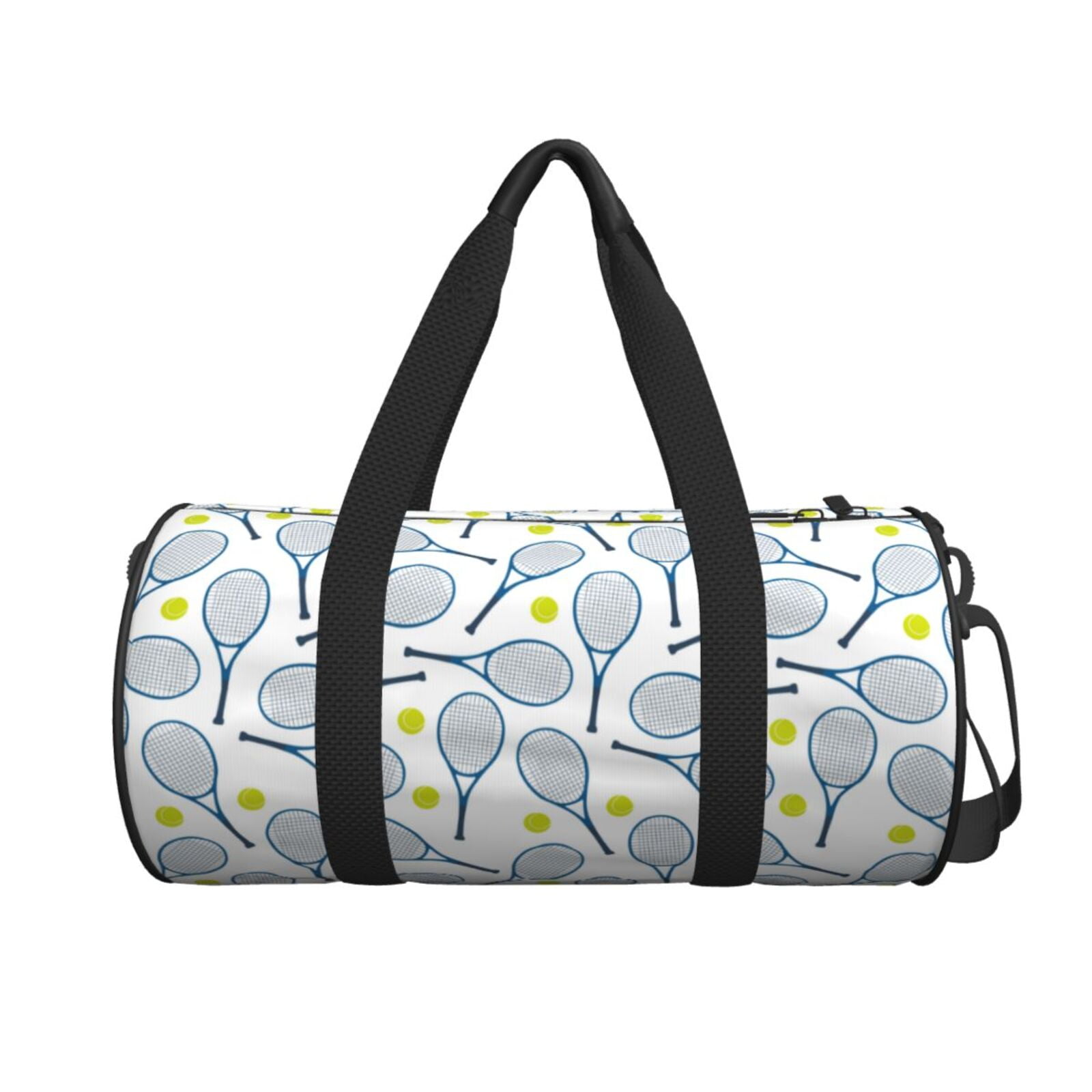 Hirioo Tennis Rackets And Balls for Round Large Capacity Travel Luggage Bag Weekend Getaway Bag for Gym Beach Swim Bag Men Women