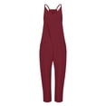 thumbnail image 4 of EINCcm Rompers for Women Casual 2024 Summer Jumpsuits Sleeveless Loose Spaghetti Strap Overalls Jumpers, 4 of 4