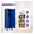 thumbnail image 5 of Metal Cabinet Home Office Storage,Lockers,Lockable Employees Metal Locker with Door,54" Height Steel Locker,Lockable Steel Locker for Gym,School,Home,Office,Garage,Assembly Required, 5 of 7