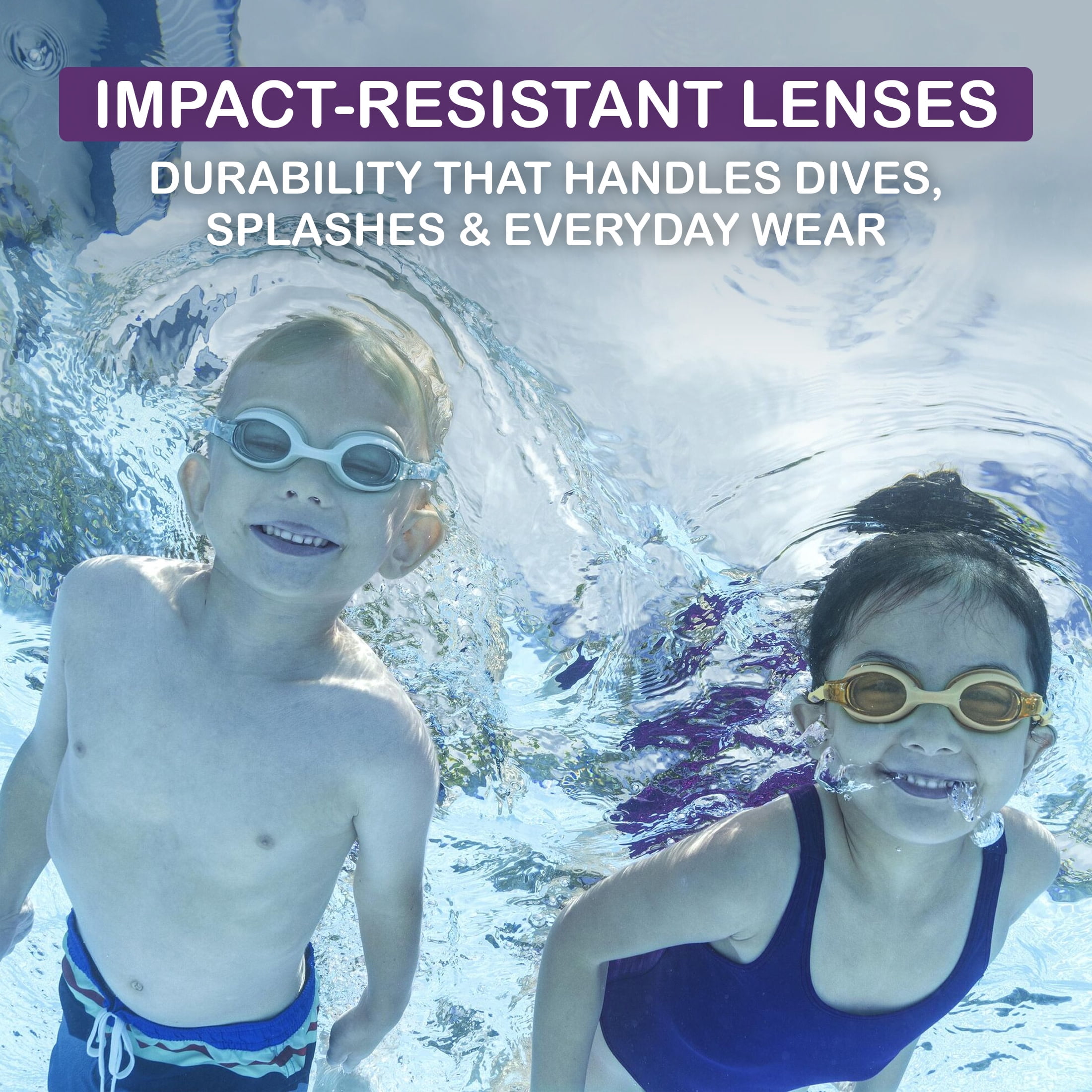 Puddle Jumper Child Swim Goggles, Green, Non-Latex and Non-PVC, Kids Ages 3+