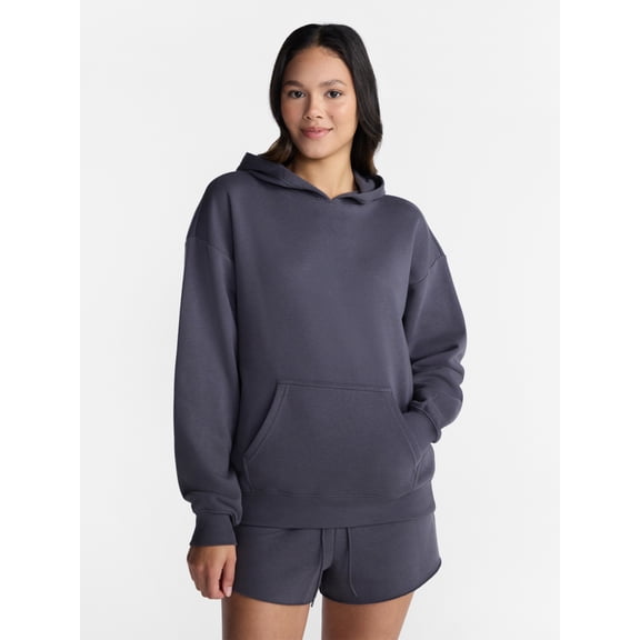 No Boundaries Graphic Fleece Hoodie, Women's XXS-XXL