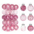 thumbnail image 1 of Juego de Adornos Navideños Besteek 30 Piezas Rosa 6 cm, 1 of 7