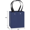 thumbnail image 4 of 10 Pack Kraft Paper Bags with Flat Handles Paper Bulk Bag Recyclable Paper Bags Sturdy Reusable Gift Bags Party Bags Shopping Bags Retail Bags Merchandise Bags (13 * 8 * 15cm), 4 of 7