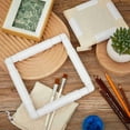 thumbnail image 3 of LEEYNEER 2Pc Frame Square Embroidery Hoops Q Snaps for Quilting Frame Sewing Hoop  6X6 Inch 8X8 Inch, 3 of 7