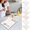 B, variant on 16x12" Marble Drying Mat - Non-Slip Counter Protector for Dishes & Utensils