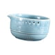 thumbnail image 4 of Cuenco para hierbas, rallador de ajo, plato de cerámica resistente, herramienta de cocina multiusos Azul, 4 of 9