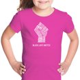 thumbnail image 1 of LA Pop Art Girl's Word Art T-shirt - Black Lives Matter, 1 of 2