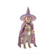 thumbnail image 1 of SAYOO Disfraces de rol para niños, capa de encaje de dibujos animados de Halloween + sombrero de bruja SAYOO moda, 1 of 4