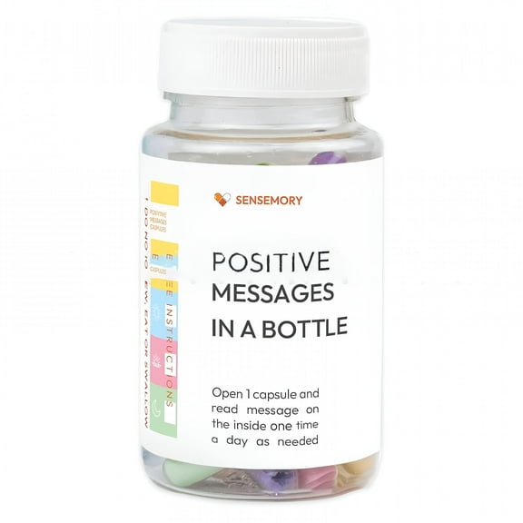 CCOCC Positive Messages In A Bottle Stress Gifts Teacher Gifts Positive Affirmation Gifts For Women Father's Day Gifts Self Care Kit Meditation Unique Health Wellness Gift