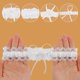 thumbnail image 4 of Ligas blancas para novia (2 piezas), liga de boda para novia, liga de encaje elástica, conjunto de liga de boda para novia, correa de media de encaje, 4 of 4