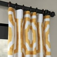thumbnail image 3 of Mecca Gold Printed Cotton Curtain (1 Panel), Mecca Gold, 50W X 96L, 3 of 6