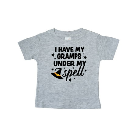 

Inktastic I Have My Gramps Under My Spell with Cute Witch Hat Gift Baby Boy or Baby Girl T-Shirt