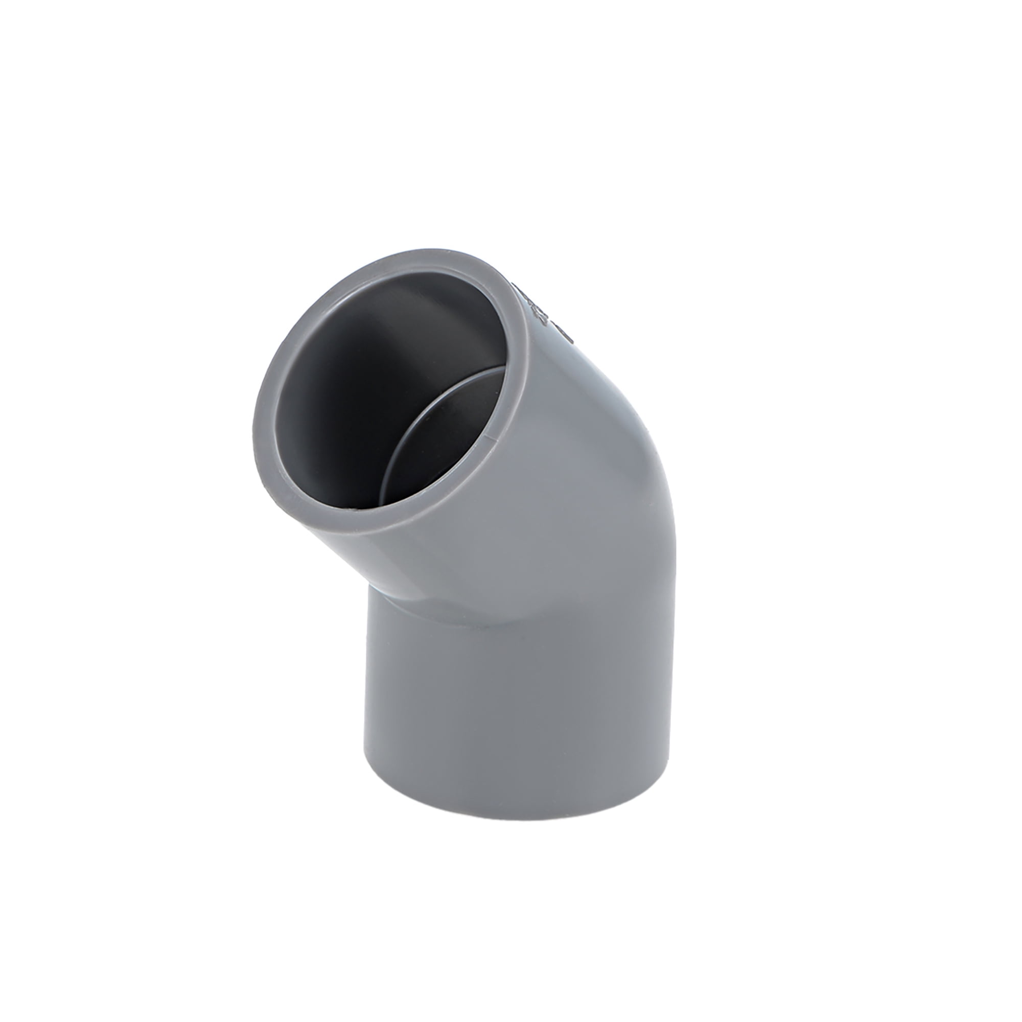 PVC Pipe Fitting,45 Degree Elbow,Gray,3/4-Inch Socket 2pcs