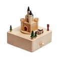 thumbnail image 1 of ruzhgo Music Boxes Wooden Rotating Carousel Portable Plant Musical Box Smooth Sturdy Elegant Switch Pure Sound Home Accessory Type 1 Type 4, 1 of 6