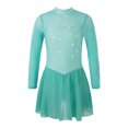 thumbnail image 3 of Vestido de tutú de Ballet para niños, vestido de bailarina de tul para patinaje artístico, leotardo con diamantes de imitación brillantes, ropa lírica de Ballet, 3 of 5