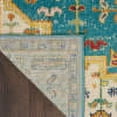 thumbnail image 6 of Nourison Allur Persian Turquoise Ivory 5'3" x 7'3" Area Rug, (5x7), 6 of 9