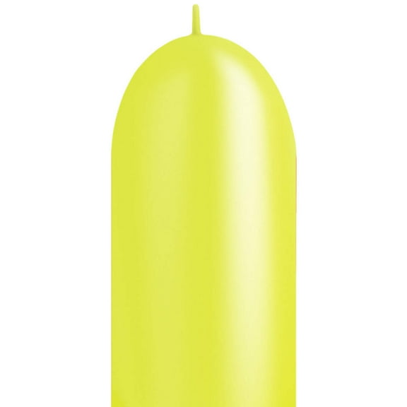660S Sempertex Link-O-Loon - Neon Yellow Latex Entertainer Balloons (50 Pack) - Party Supplies Decorations