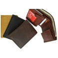 thumbnail image 3 of European Style Bifold Trifold Genuine Leather Wallet with ID Window 518 CF, 3 of 19